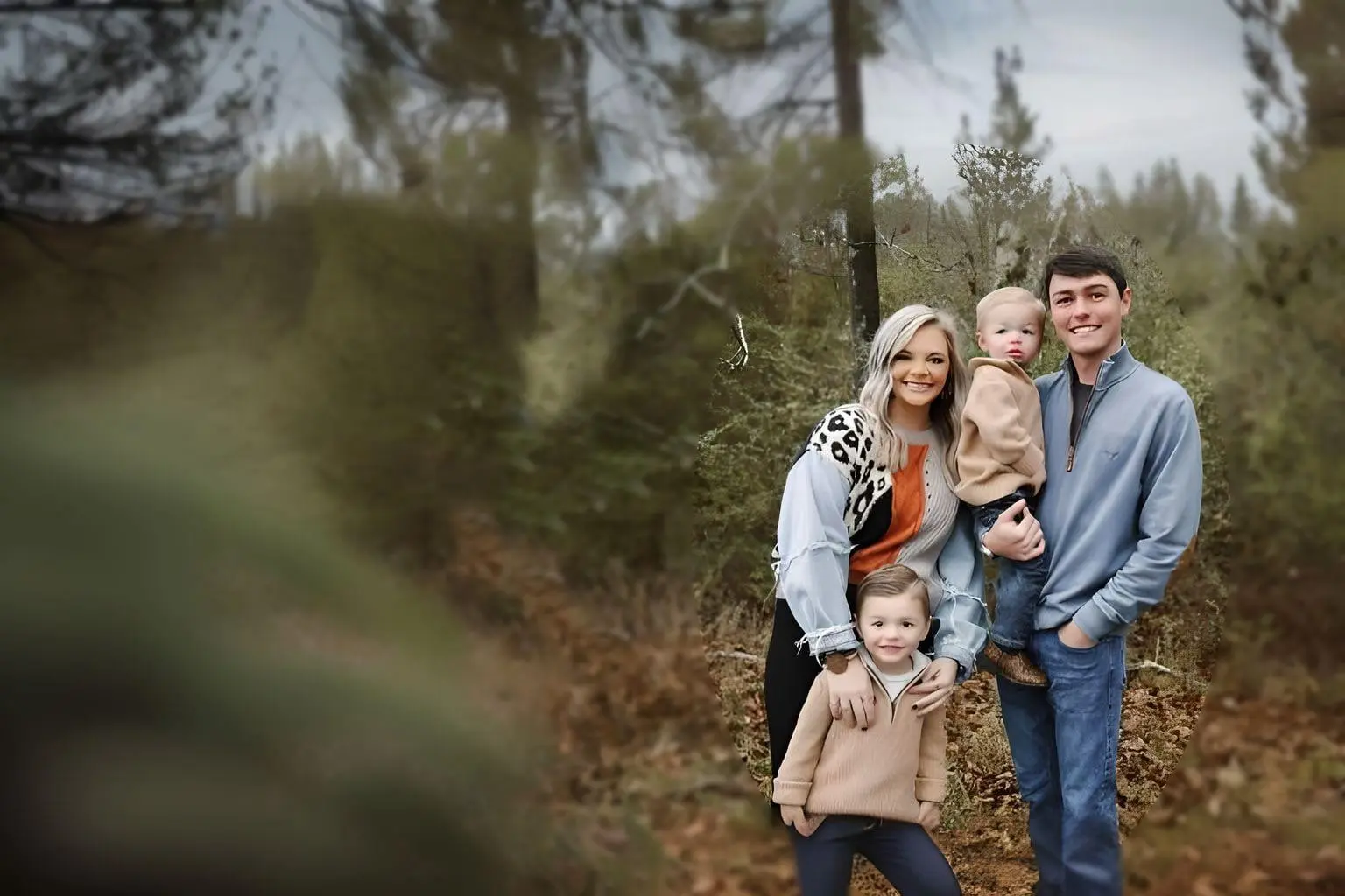 Austin Sartain and family at The Bend Beef in Holly Pond, Alabama